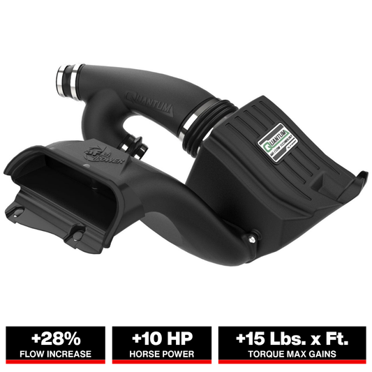 aFe Quantum Cold Air Intake w/ Pro DRY S Filter | Ford F-150 EcoBoost V6 2.7L/3.5L (15-24) (53-10033D)