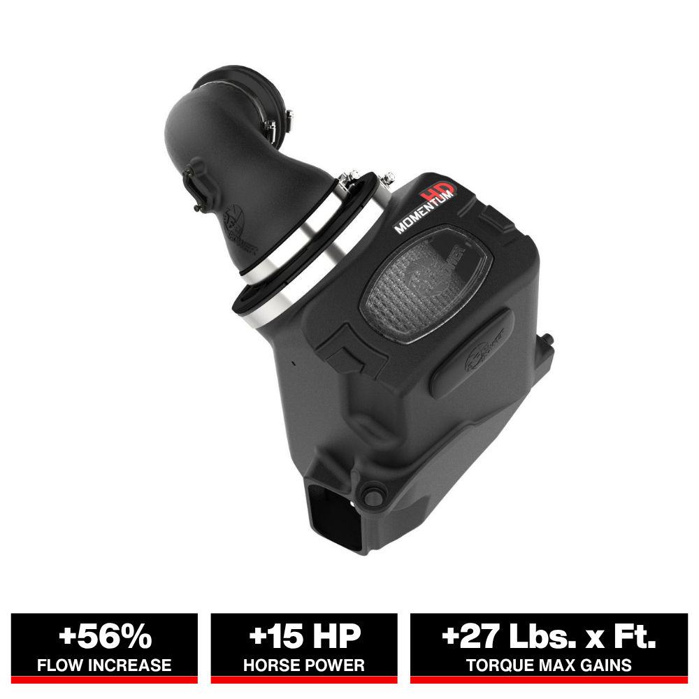 aFe 20-24 Momentum HD Cold Air Intake w/ Pro DRY S Filter | GM Trucks/SUVs L6-3.0L (td) (50-70121D)