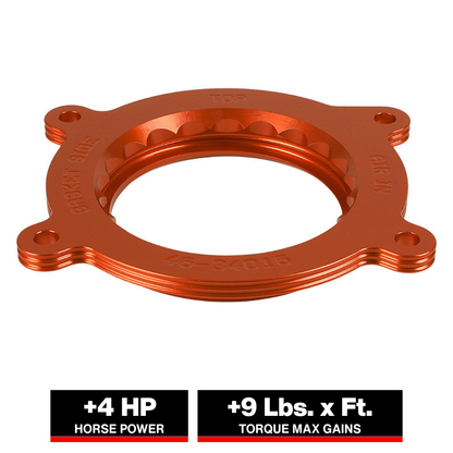 aFe Silver Bullet Throttle Body Spacer | GM Trucks 1500 V8-6.2L (14-19) (46-34016)