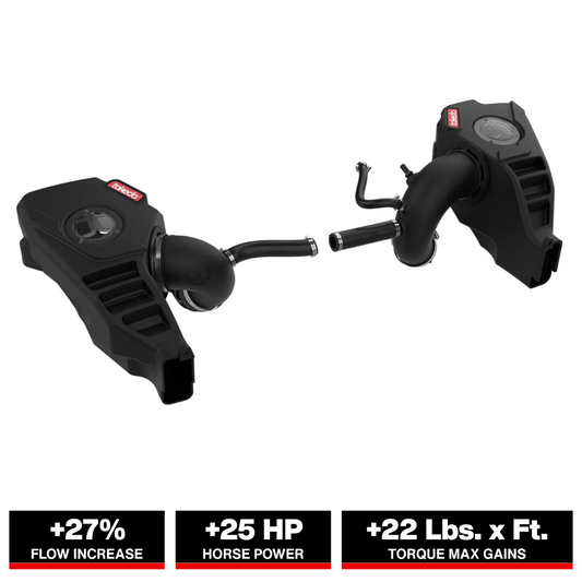 aFe MagnumFORCE Stage-2 Pro DRY S Intake w/6in Radial Filter | Kia Stinger V6 18-22 (56-70038D)