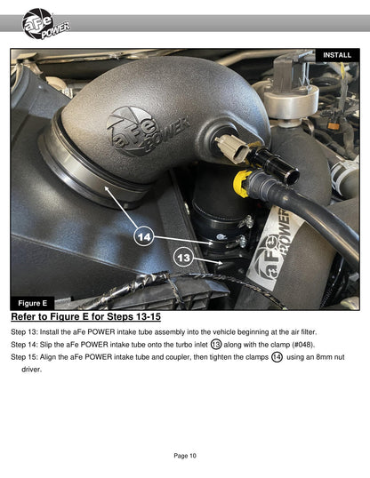 aFe Rapid Induction Cold Air Intake w/ Pro 5R Filter | Ford Ranger L4 2.3L (19-20) (52-10001R)