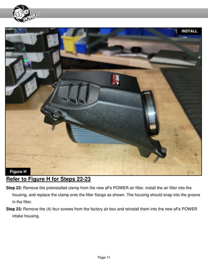 aFe Rapid Induction Cold Air Intake w/ Pro DRY-S Filter | Jeep Wrangler V6 3.0L 20-21 (52-10005D)