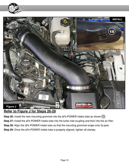 aFe Rapid Induction Cold Air Intake w/ Pro DRY-S Filter | Jeep Wrangler V6 3.0L 20-21 (52-10005D)