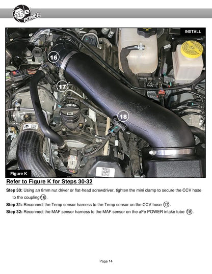 aFe Rapid Induction Cold Air Intake w/ Pro DRY-S Filter | Jeep Wrangler V6 3.0L 20-21 (52-10005D)