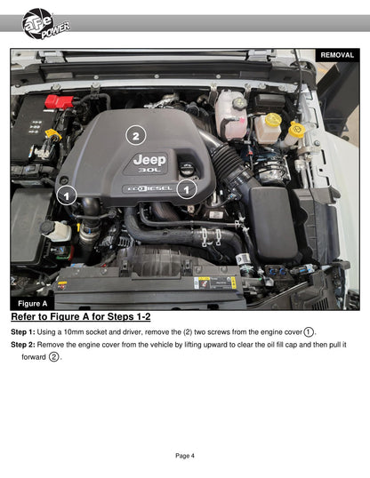aFe Rapid Induction Cold Air Intake w/Pro 5R Filter | Jeep Wrangler V6 3.0L (20-21) (52-10005R)