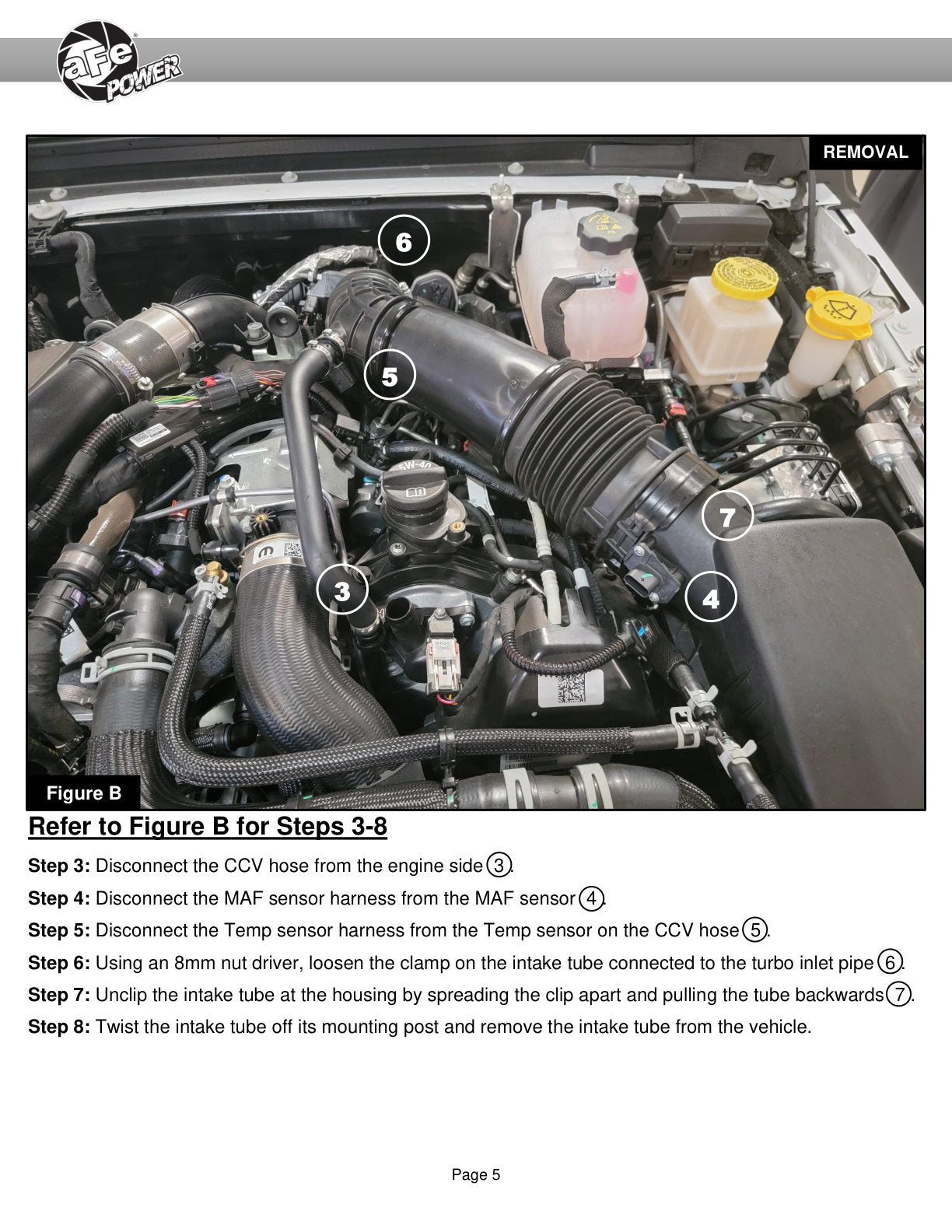 aFe Rapid Induction Cold Air Intake w/Pro 5R Filter | Jeep Wrangler V6 3.0L (20-21) (52-10005R)