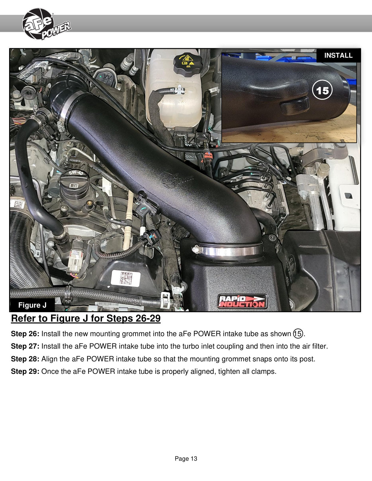 aFe Rapid Induction Cold Air Intake w/Pro 5R Filter | Jeep Wrangler V6 3.0L (20-21) (52-10005R)