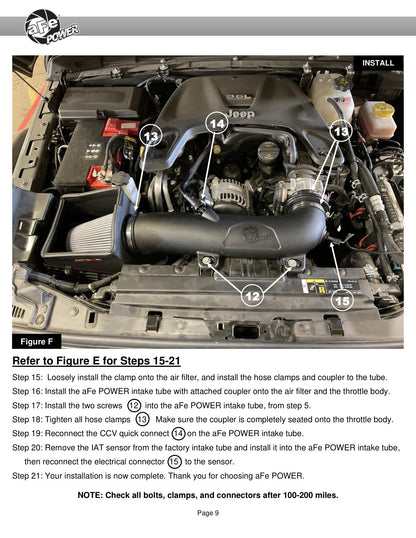aFe Rapid Induction Pro 5R Cold Air Intake | Jeep Wrangler JL/Gladiator JT (18-21) 3.6L (52-10008R)