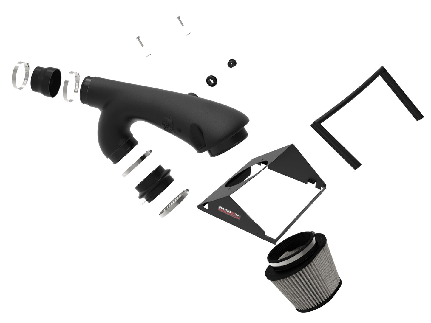 aFe Rapid Induction Cold Air Intake w/ Pro DRY S Filter | Ford F-150 V6 3.5L (21+) (52-10010D)