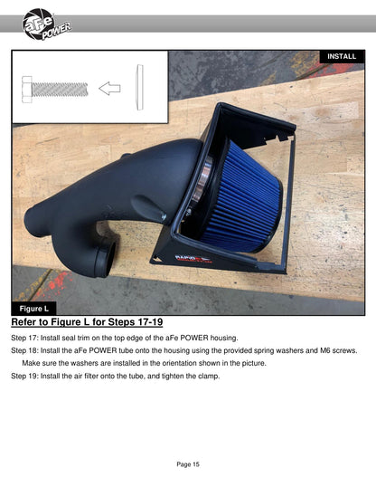 aFe Rapid Induction Cold Air Intake w/ Pro DRY S Filter | Ford F-150 V6 3.5L (21+) (52-10010D)