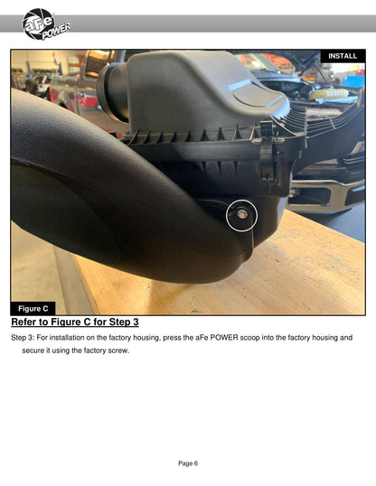 aFe D.A.S. Dynamic Air Scoop | Ford F-150 (21+) (52-10010SR)