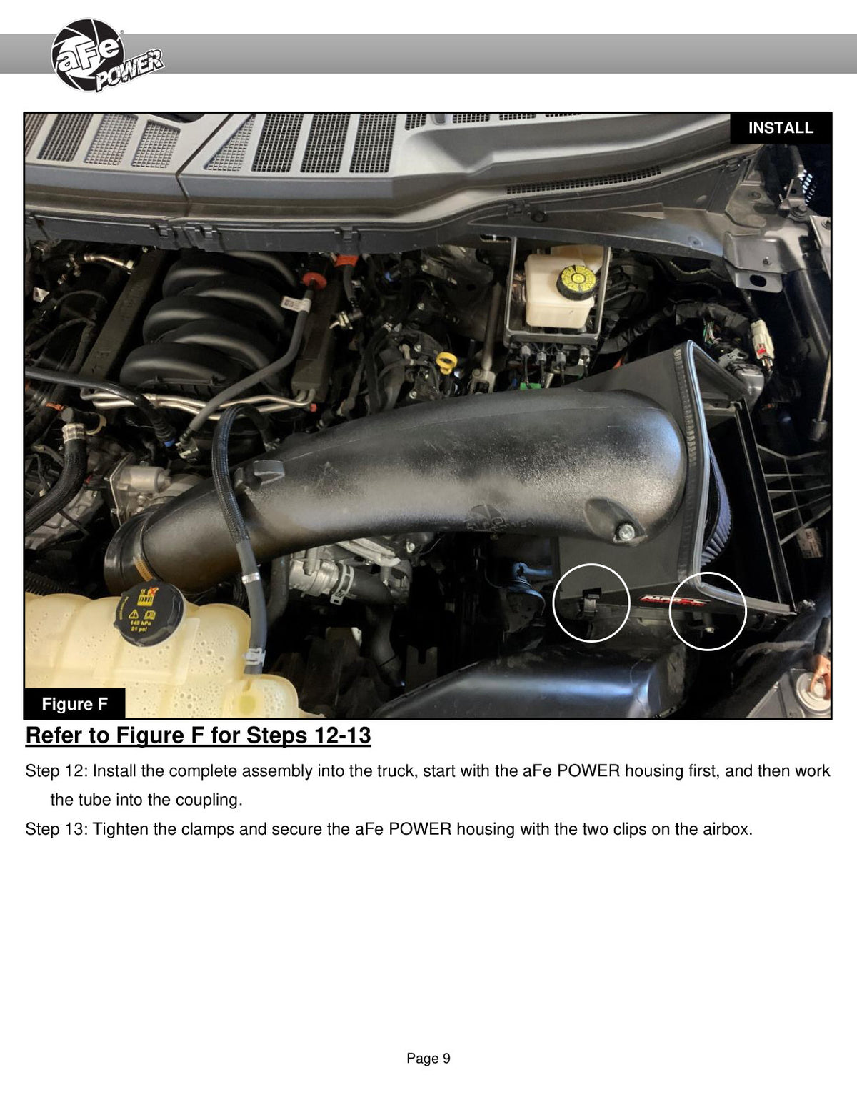 aFe Rapid Induction Pro DRY S Cold Air Intake | Ford F-150 V8-5.0L (21+) (52-10012D)