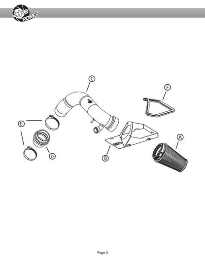 aFe Rapid Induction Pro 5R Cold Air Intake System | Audi Q3 18-26 (45TFSI) (52-10014R)