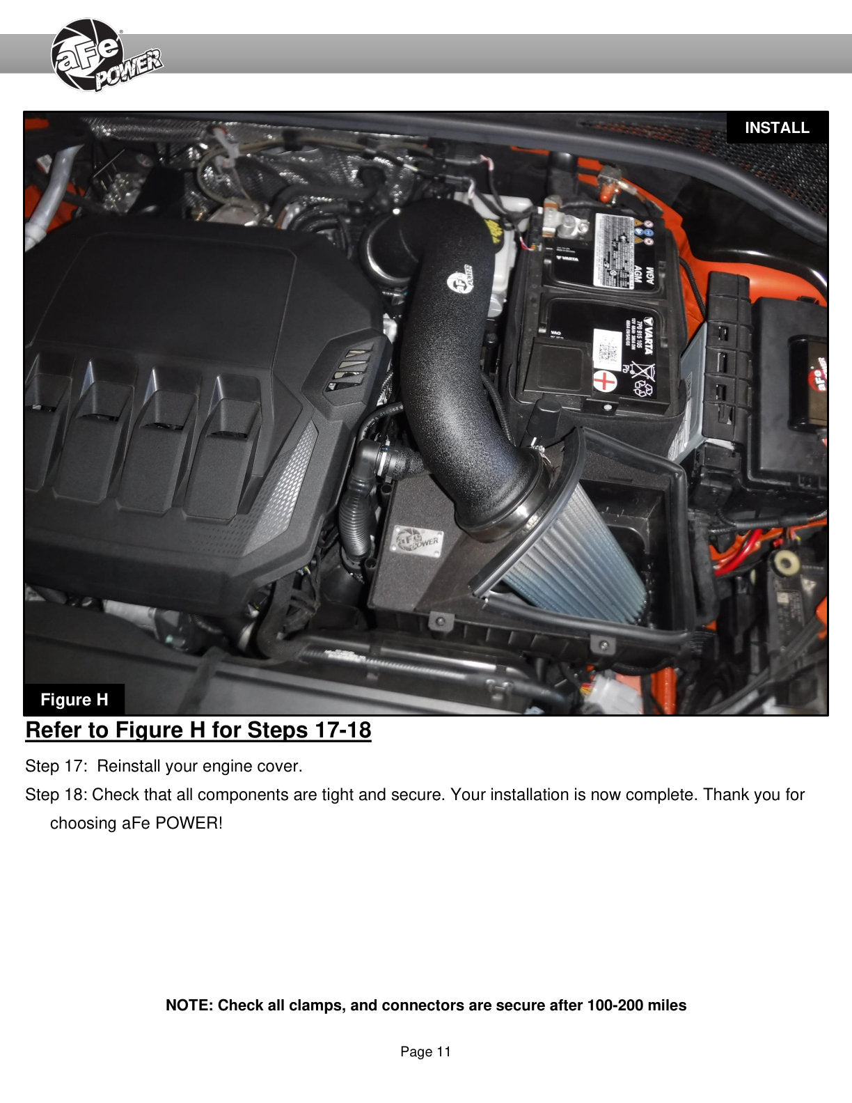 aFe Rapid Induction Pro 5R Cold Air Intake System | Audi Q3 18-26 (45TFSI) (52-10014R)