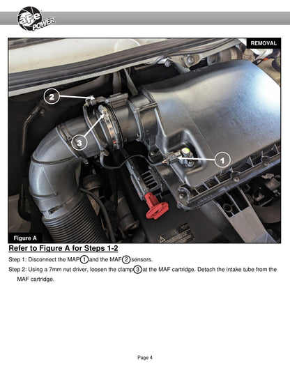 aFe 52-10017D Cold Air Intake System | Mercedes-Benz Sprinter 2500/3500 (06-18) (52-10017D)