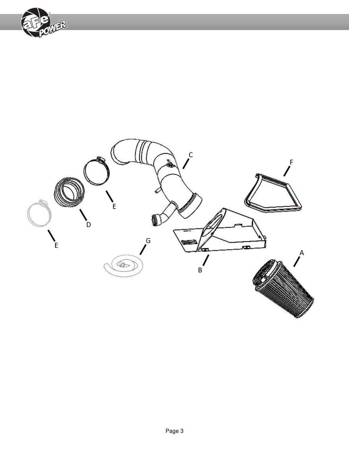 aFe Rapid Induction CAI w/ Pro 5R Filter | VW GTI MKVIII L4-2.0L (22-23) (52-10018R)