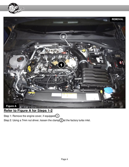 aFe Rapid Induction CAI w/ Pro 5R Filter | VW GTI MKVIII L4-2.0L (22-23) (52-10018R)