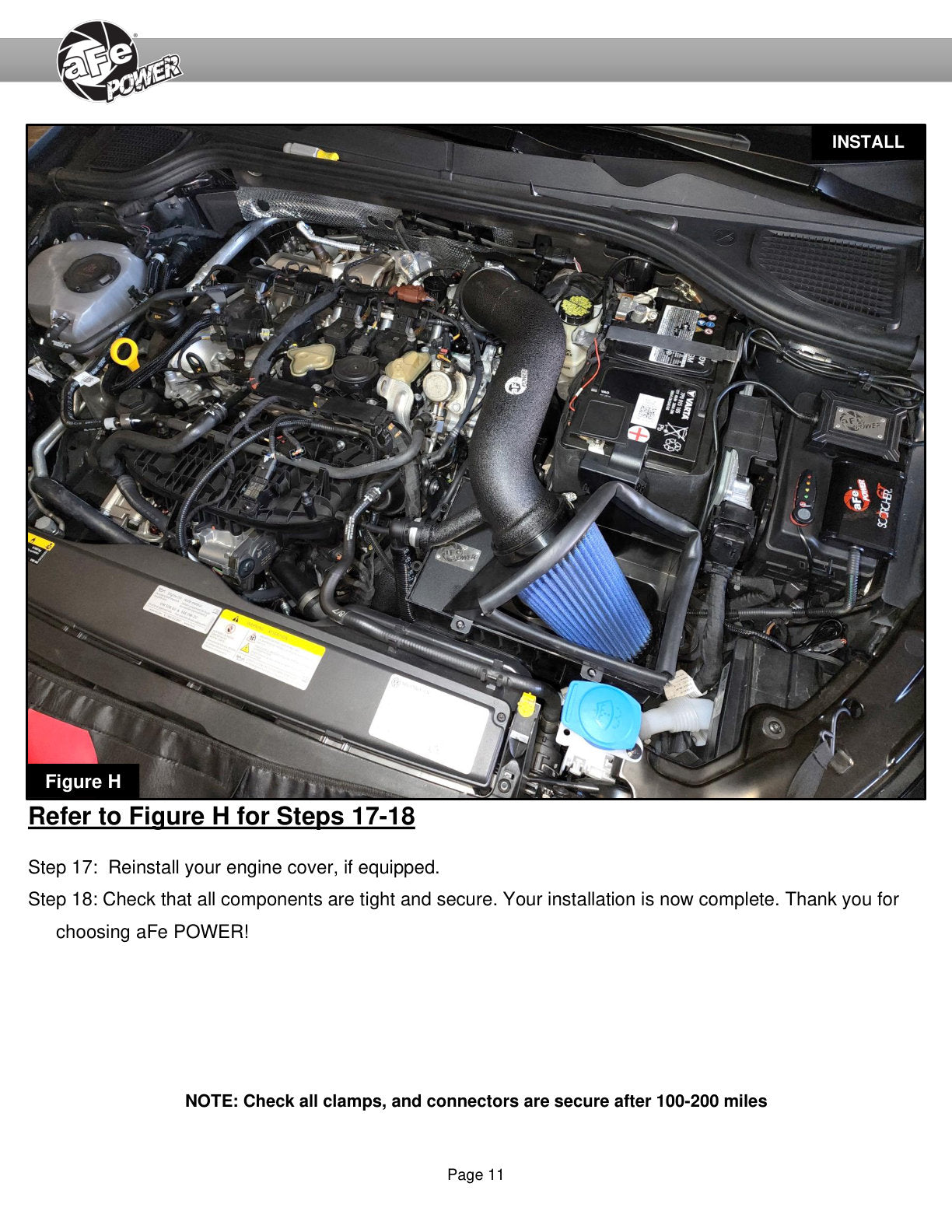aFe Rapid Induction CAI w/ Pro 5R Filter | VW GTI MKVIII L4-2.0L (22-23) (52-10018R)