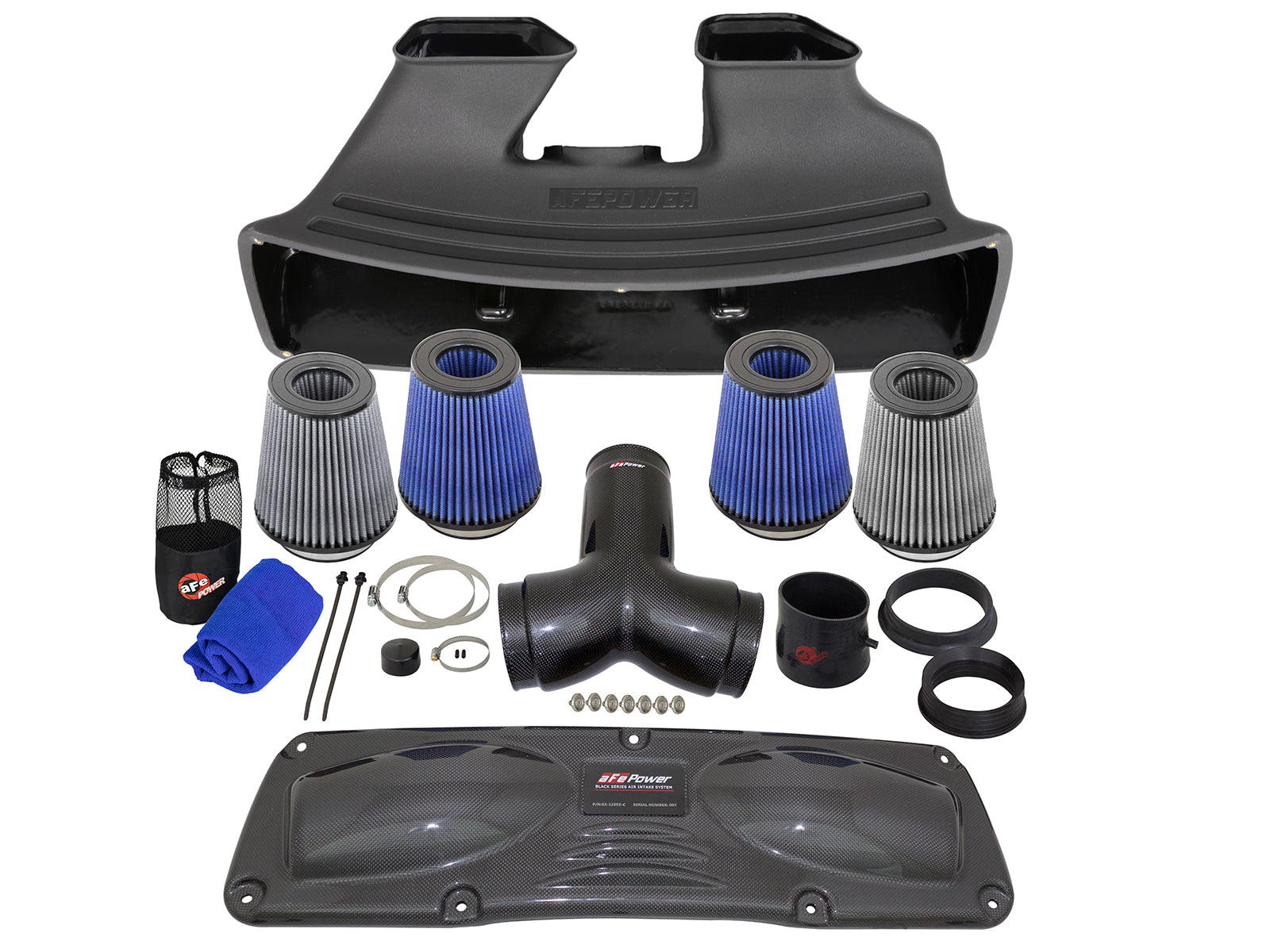 aFe Black Series Cold Air Intake | Porsche Carrera/Carrera S 3.4L/3.8L (12-15) (52-12352-C)