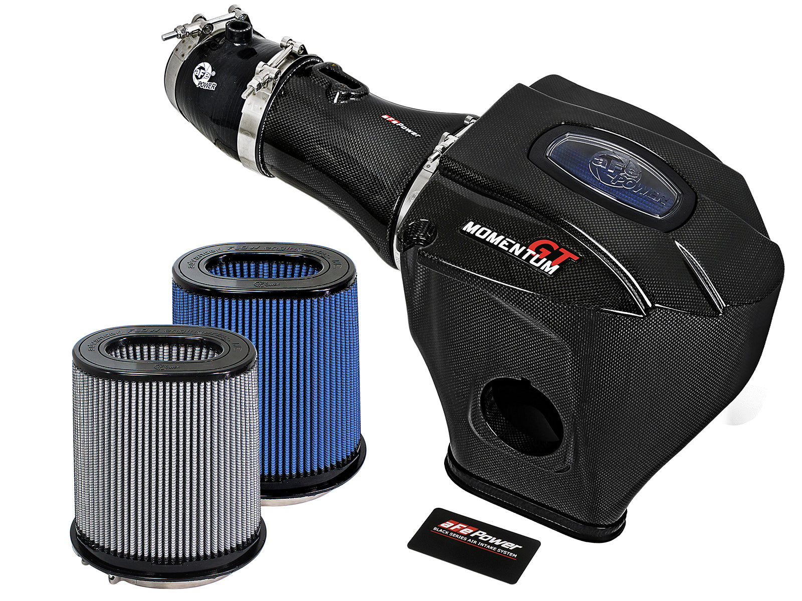 aFe Black Series Carbon Fiber Cold Air Intake | Dodge Challenger SRT Hellcat (15-16) (52-72204-CF)