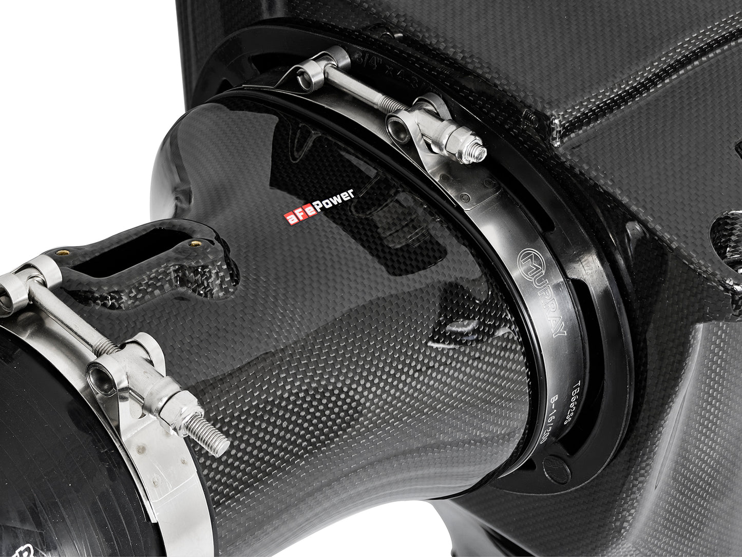 aFe Black Series Carbon Fiber Cold Air Intake | Dodge Challenger SRT Hellcat (15-16) (52-72204-CF)