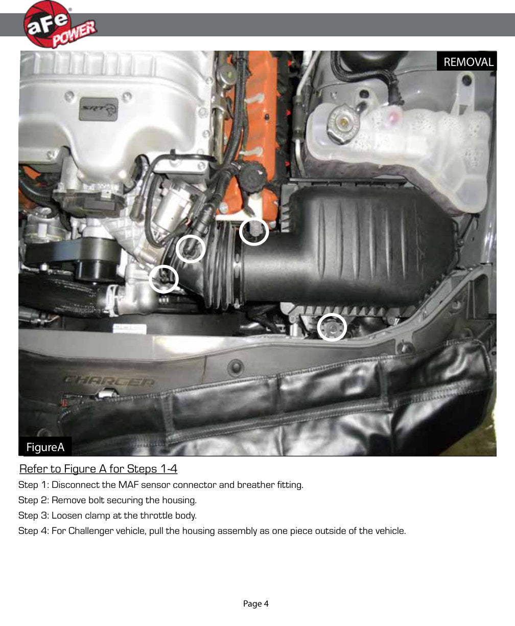aFe Black Series Carbon Fiber Cold Air Intake | Dodge Challenger SRT Hellcat (15-16) (52-72204-CF)