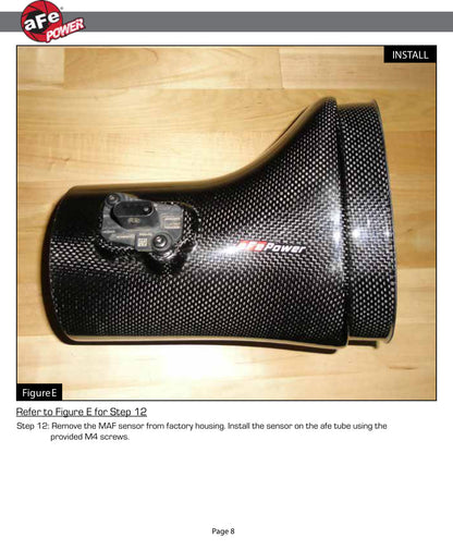 aFe Black Series Carbon Fiber Cold Air Intake | Dodge Challenger SRT Hellcat (15-16) (52-72204-CF)