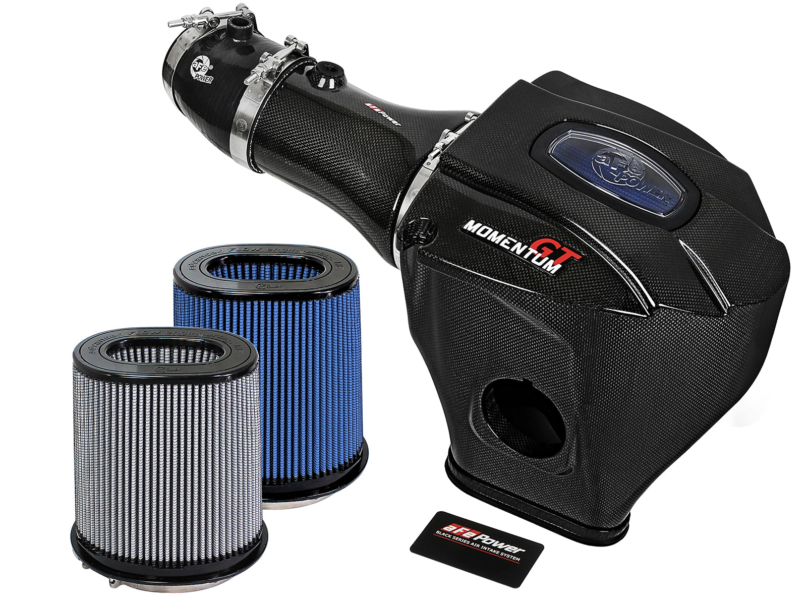 aFe Momentum GT Black Series Carbon Fiber CAI | Dodge Challenger/Charger SRT Hellcat V8 6.2L (17+) (52-72205-CF)