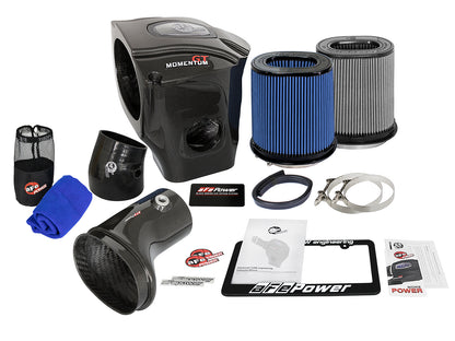 aFe Momentum GT Black Series Carbon Fiber CAI | Dodge Challenger/Charger SRT Hellcat V8 6.2L (17+) (52-72205-CF)