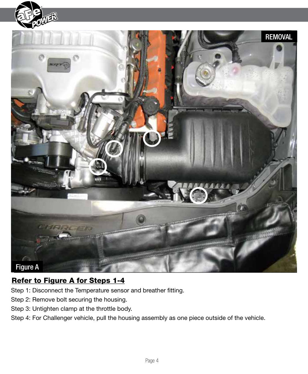 aFe Momentum GT Black Series Carbon Fiber CAI | Dodge Challenger/Charger SRT Hellcat V8 6.2L (17+) (52-72205-CF)