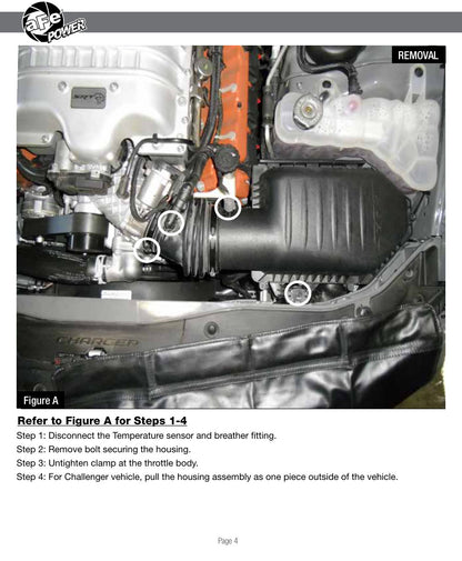 aFe Momentum GT Black Series Carbon Fiber CAI | Dodge Challenger/Charger SRT Hellcat V8 6.2L (17+) (52-72205-CF)