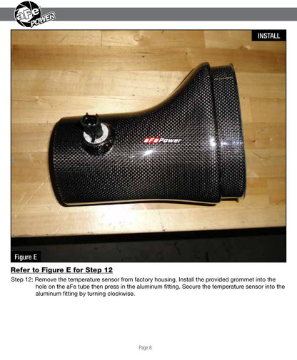 aFe Momentum GT Black Series Carbon Fiber CAI | Dodge Challenger/Charger SRT Hellcat V8 6.2L (17+) (52-72205-CF)