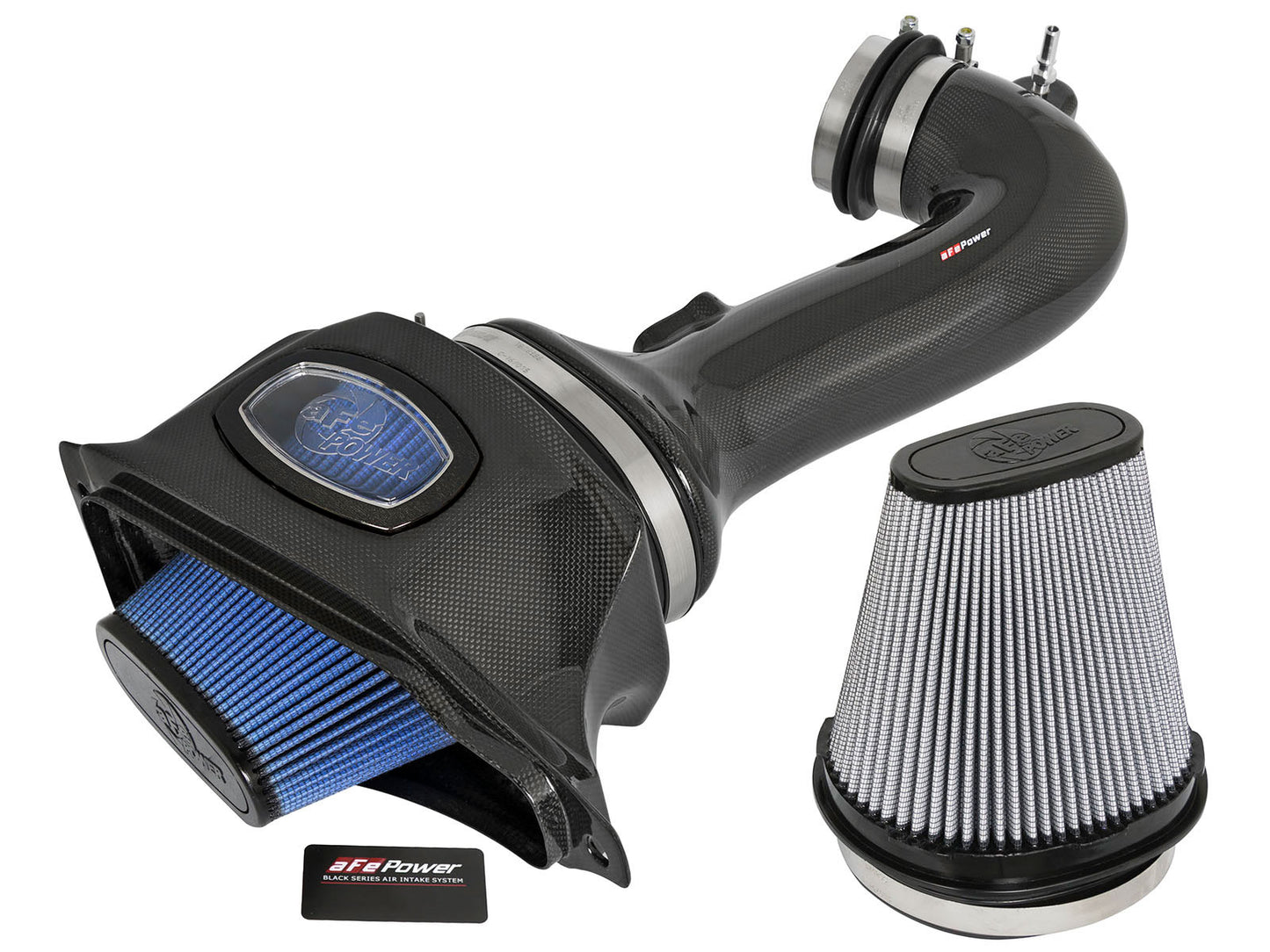 aFe Momentum Carbon Fiber Cold Air Intake | Chevrolet Corvette Z06 V8-6.2L (15-16) (52-74202-C)