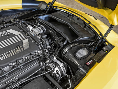 aFe Momentum Carbon Fiber Cold Air Intake | Chevrolet Corvette Z06 V8-6.2L (15-16) (52-74202-C)