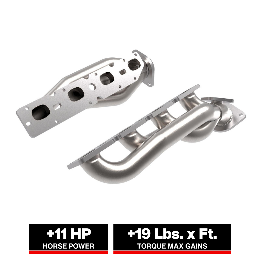 aFe Twisted Steel 304SS Shorty Header | Dodge Ram 1500/2500/3500 V8-6.4L (19-26) (48-32029)