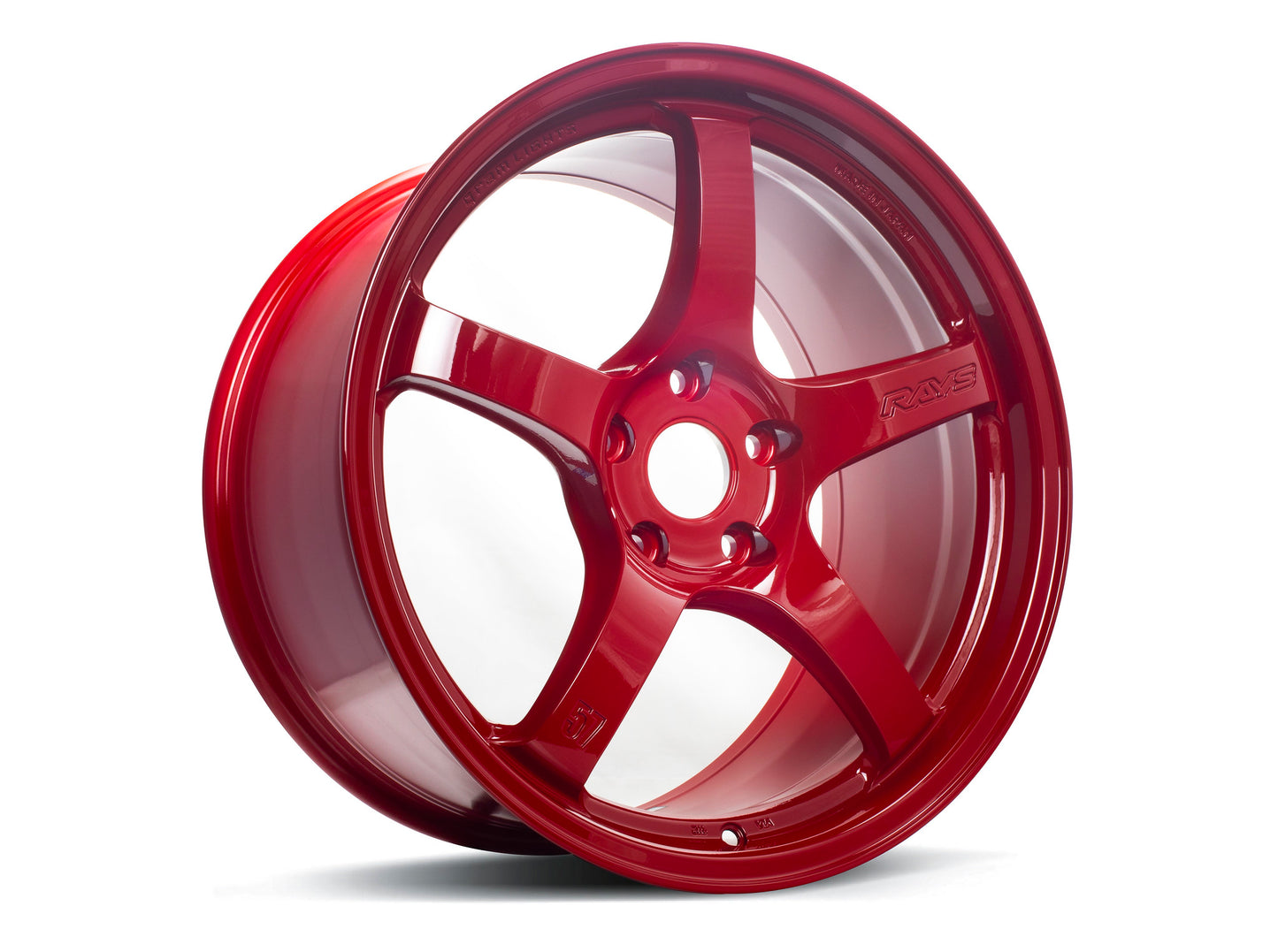 Gram Lights 57CR 18x9.5 +38 5x114.3 Milano Red (SET)