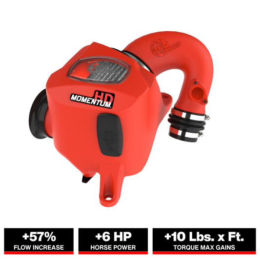 aFe 15-25 Toyota Hilux L4-2.4/2.8L (td) Momentum HD Cold Air Intake System Red w/ Pro DRY S Filter