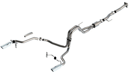 Borla 5.0L 2dr RC SB (122.8 WB) XL/XLT 3/2.25 SRE Cat-Back ATAK Chrome Tips | Ford F-150 (21) (140869)