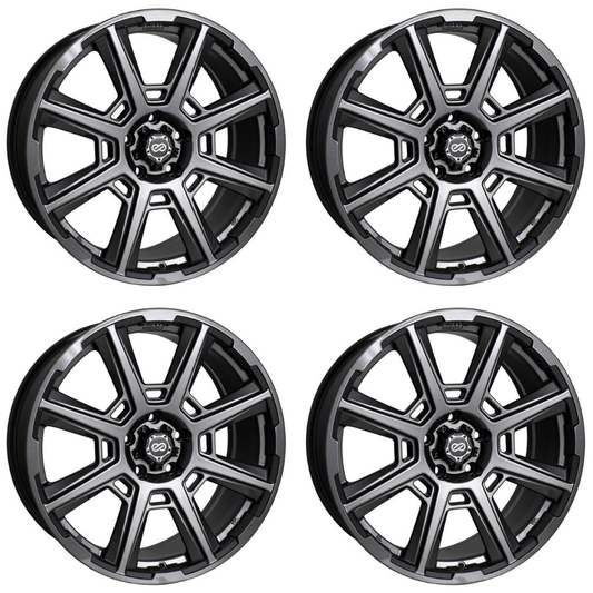 (set of 4) Enkei Storm Anthracite | 20x8.5" +40mm | 5x120mm Wheel