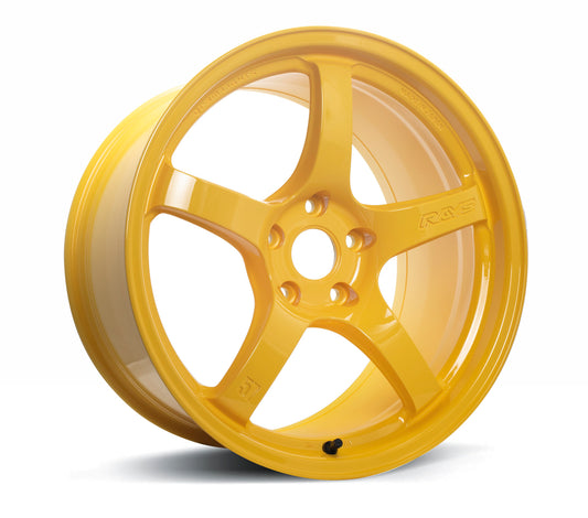 Gram Lights 57CR 18x9.5 +22 5x114.3 Mach Yellow (SET)