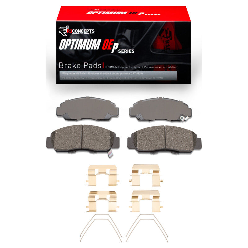 R1 Concepts 03-16 Honda Civic/Accord OE Pads & Hardware Kit | 03-22 (2551-1608-01)