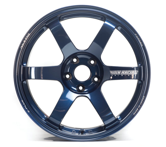 Volk Racing TE37 Saga S-Plus 18x9.5 +38 5x114.3 Mag Blue (SET)