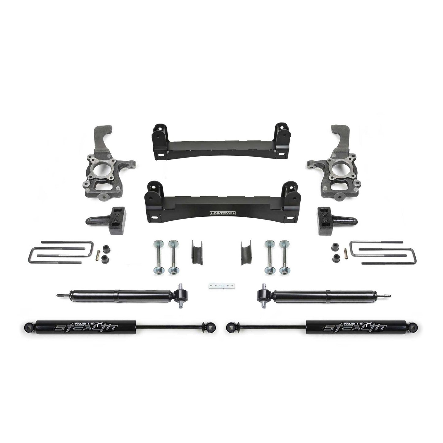 Fabtech 4" Basic Suspension System w/ Rear Stealth | Ford F150 2WD (15-20) (K2258M)