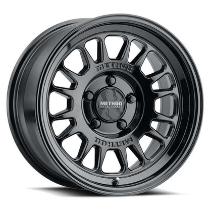 (set of 4) Method MR318 Gloss Black | 18x9" +18mm | 8x6.5in Wheel