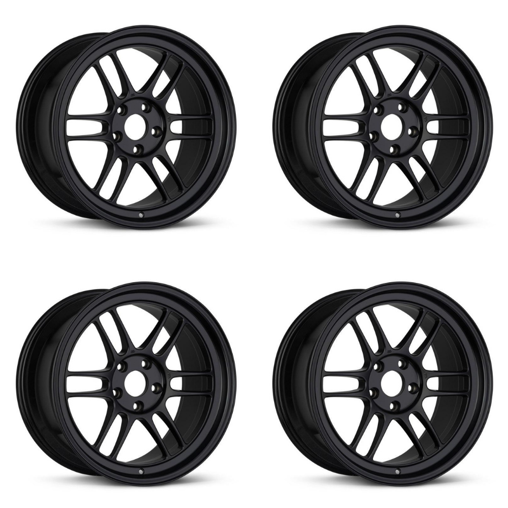 (set of 4) Enkei RPT1 Black | 17x9" +0mm | 6x139.7mm Wheel