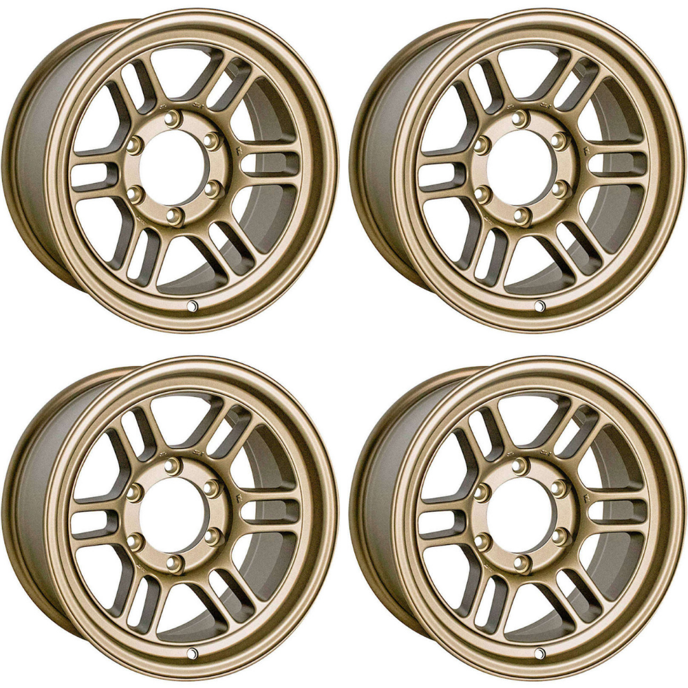 (set of 4) Enkei RPT1 Titanium Gold | 17x9" +0mm | 6x139.7mm Wheel