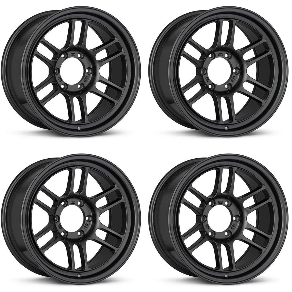 (set of 4) Enkei RPT1 Black | 18x9" +0mm | 6x139.7mm Wheel