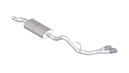 CORSA Sport / 3.0 in Cat-Back 4.0 Twin Tips | Ford F-150 EcoBoost 2011-2014 3.5T (14392)