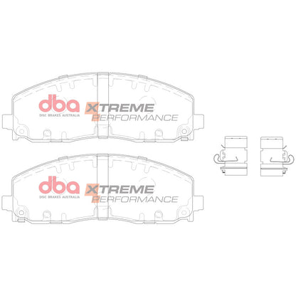DBA XP Performance Front Brake Pads | Jeep Wrangler JL (18-22) (DB15038XP)