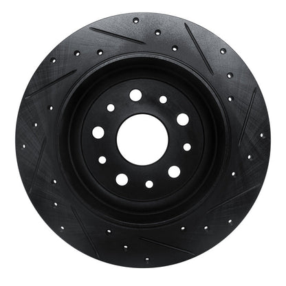 DFC D&S Brake Rotor (REAR LEFT): Jeep Wrangler (18-25) - Black